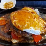 KAOHKEN - 本日のランチ　目玉焼きのせハンバーグ♪　¥1,200-(税込)