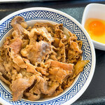 Yoshinoya Sarakaido Nishishinten - 「アタマの大盛」（508円）＋「玉子」（74円）いただきました。