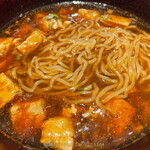 Tianjin Duck Ootemachifinansharushitigurankyubuten - 麻婆麺 マーボー豆腐はわりとしっかり入っています