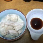 三代目茂蔵 - 豆富水餃子（茹でてみた）