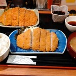 KITCHEN 鑓水商店 - とんかつ食べ比べ定食  @1100円