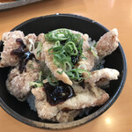 博多長浜らーめん　夢街道  - から揚げ丼