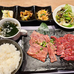 Yakiniku Shinra Urayasu Ten - Aランチ 肉大盛