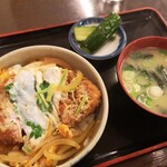 そば善 - カツ丼ミニ ¥800