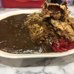 彩 - ランチサービスの唐揚げカレー大盛り無料 1000円