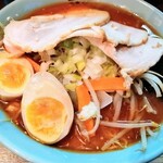 Ramen Taka no Tsume Shibetsu Ten - 味噌野菜味玉チャーシューのせ（1150円）