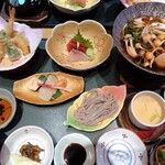 Shabu Shabu Japanese cuisine Kisoji Takashimacho Ten - 料理全体