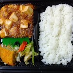 Loving Delica Tabe China - 麻婆豆腐＆ミニメンチカツのお弁当300円