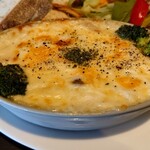 カフェ ドゥ ヴァン ソレイユ - グラタンは美味しい味わいだった。