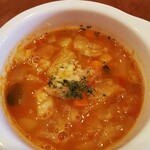 トマトの実 - 野菜スープ