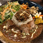 Kyukyoku no Butter Chicken Curry Senmon Ten GANDEN - 【贅沢ポークのクラフトカレー　キーマトッピング】1,350円