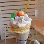 NOMUGELA COFFEE - クレープ　マシュマロ生クリーム　690円　2021/10