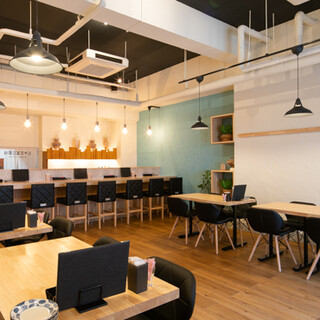 This stylish cafe-like space can be used for a wide range of occasions, including girls' nights out.