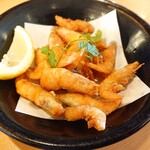 土岐よりみち温泉桔梗 - 海老の唐揚げ(380円)