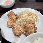 CoCo壱番屋 - 手仕込とんかつカレーらーめん＋もやし＋半熟タマゴ＋から揚げセット