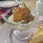 cafe merci - かぼちゃのパンナコッタ