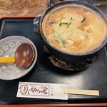 うどん處 狸庵 - みそ煮込うどん(かしわ)①