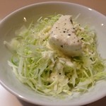 にしざき - ランチ・サラダ 豆腐がのってます！