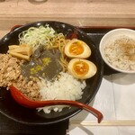 Mita Seimenjo Ionmo-Ru Hiroshima Fuchu Ten - 超特濃煮干し油そばと割り飯