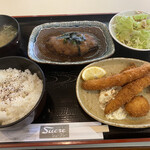 シュークレー - 三品定食（1450円）