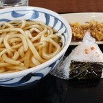 讃岐うどん はしもと - かけうどん、お握り、げそ天