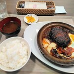 洋食コンチェルト - ハンバーグset  1,000円