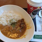 Tully's Coffee Osaka Jo Koen Eki Mae Ten - ビーフストロガノフとソイラテ