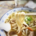 銀水食堂 - 一般的なうどんデス