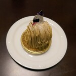 Sweets Cafe Shukuru - 和栗のモンブラン