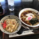 Matsuya Shokudo - ラーメンセット（税込み８５０円）