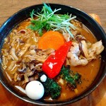 Soup Curry GARAKU Chitose Ten - 余市ワインポークの豚しゃぶと7種きのこの森