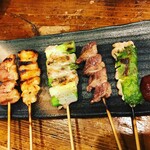 Kushiyaki Sakaba Shurashushushu - 串盛5本セット