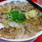 Ramen Kairikiya Higashikurume Ten - 醤油肉入ラーメン(麺大盛) 1045円