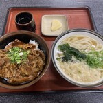 どんぱち - カルビ丼定食【2021.9】