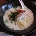 中國菜 おおつか - 蒸し鶏入り白湯ラーメン