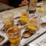 鳥忠 さがみの亭 - とりあえずビールでカンパ～イ！