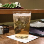 やき鳥 たかはし - 自家製梅酒ソーダ割り