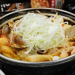 吉野家 - あさり豚チゲ御膳712円御飯大盛無料 玉子74円