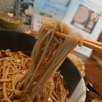 Soba Dokoro Mishina - かき天そば(温)セット (牛とろ丼) 20,00円(税込)