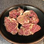 焼肉 山水苑 - 和牛上ハラミ（塩ダレ）¥1400