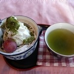 時代屋 - ミニパフェ ・緑茶付き ￥525