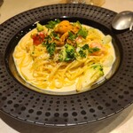 Incontro - 最後から2番目に注文したうにのクリームパスタ(正式名称失念)は食べた記憶がちゃんとある