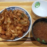 江戸前天丼濱乃屋 - かき揚げ丼セット