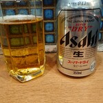 Menza Nakashojima Ten - 缶ビール ４１０円