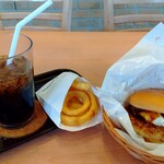 モスバーガー - とびきりチーズ＆オニポテセット