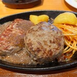 Steak Miya Takasaki Higashi Ten - 宮ロース&宮ハンバーグランチ