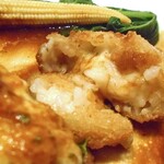 洋食ダイニング ビストロベース - 付け合わせのライスコロッケ