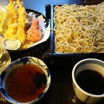 Teuchi Soba Yamashiroya - 海老入り天せいろ