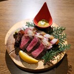 Hokkaido Sengyo to Sumibi Robatayaki Furea - エゾ肉 上ロース