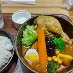 Vajraroad Za Moru Nagamachi Ten - チキンレッグとゴロゴロ野菜のスープカレー